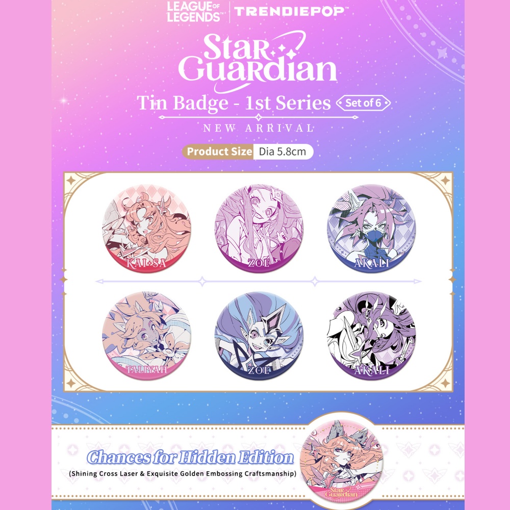 Premium Anime Merchandise - League of Legends X Trendiepop Star