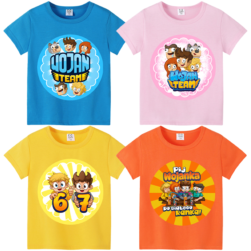 Anime Girl Merchandise - Wojan Team T-shirts for Boys Girls