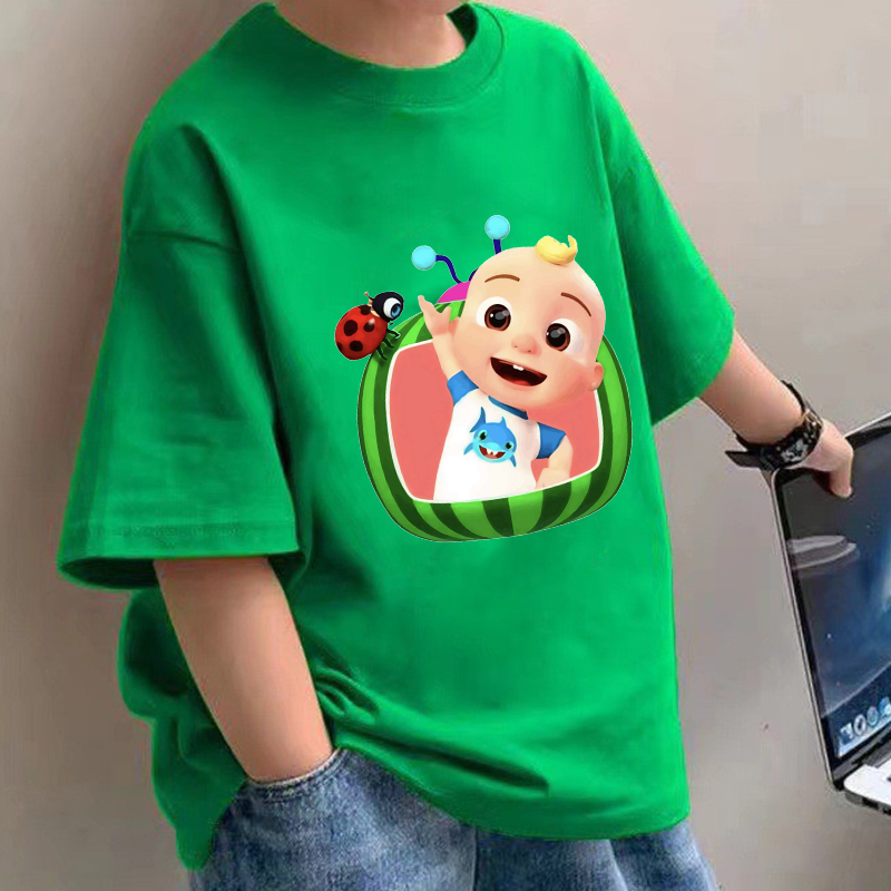 Anime Girl Merchandise - Cocomelons Baby T-Shirts Anime Cotton Short