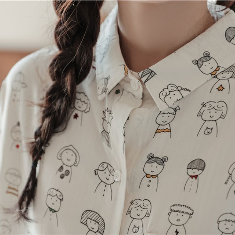 Harajuku Lovely White Cartoon  - Anime Merchandise For Women review and price