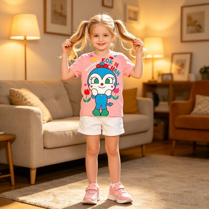 Anpanman Parents Kids T-shirt  - Anime Girl Merchandise review and price