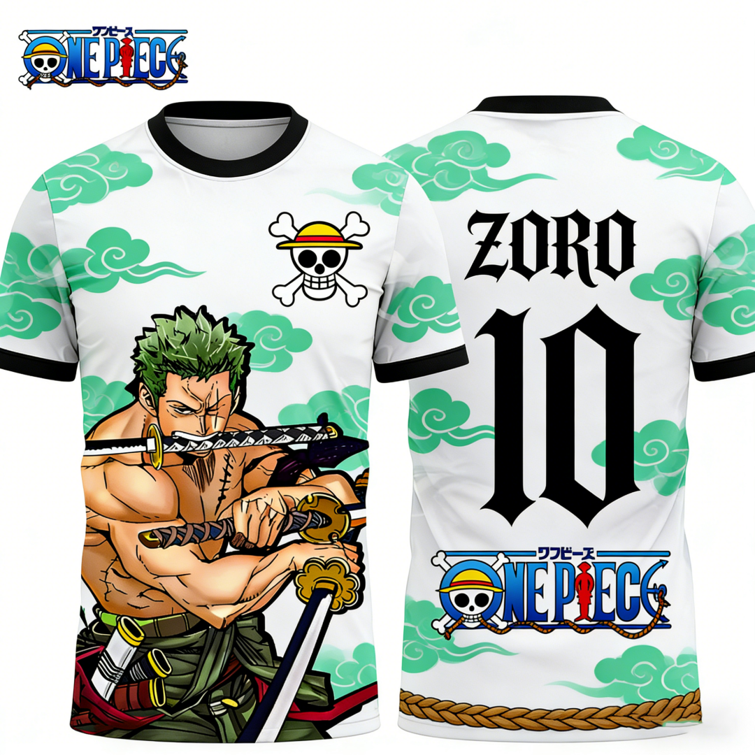 One Piece's Zoro Graphic T-shi - Anime Merchandise For Women review and price