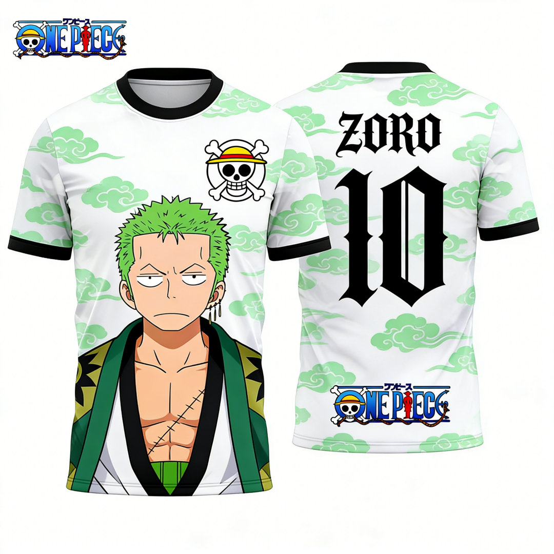 One Piece's Zoro Graphic T-shi - Anime Merchandise For Women review and price