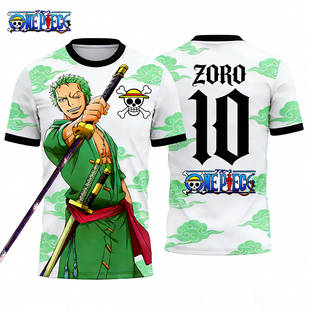 One Piece's Zoro Graphic T-shi - Anime Merchandise For Women review and price