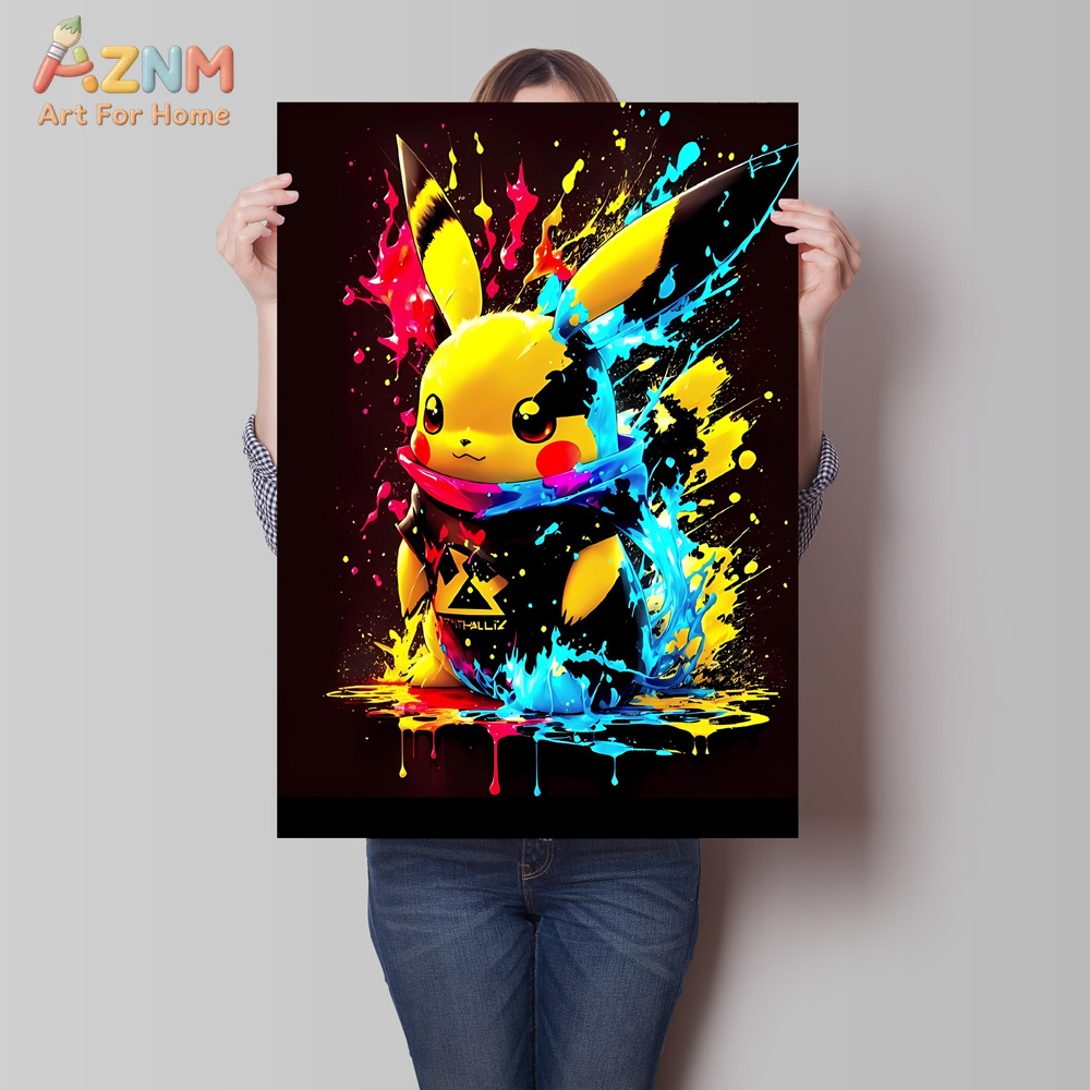 AZNM Pokemon Vaporeon Squirtle - Anime Merchandise Posters review and price