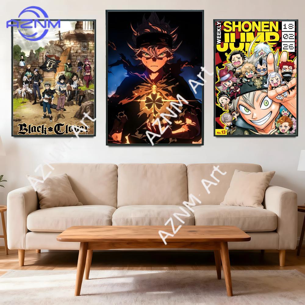 Black Clover BC anime cool Pos - Anime Merchandise Posters review and price