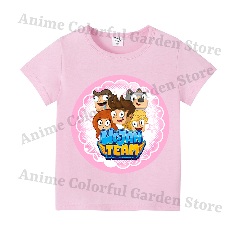 Wojan Team T-shirts for Boys G - Anime Girl Merchandise review and price